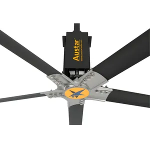 Industrial HVLS ceiling <b>fan</b> with six aerodynamic blades powerful energy efficient motor for <b>large</b> warehouse and commercial - Product Image 2