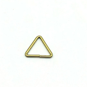 Hebillas triangulares de cobre para hacer pulseras, 1000 por paquete, accesorios de joyería, origen Yiwu, verano 2021 - Product Image 5