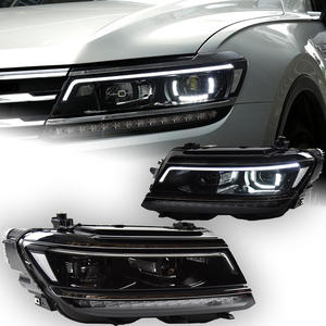 Feu avant pour VW <span class=keywords><strong>Tiguan</strong></span> 2017 — 2020, phare dynamique LED, accessoire pour automobile - Product Image 5