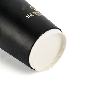 Printed <b>Takeaway</b> <b>Coffee</b> Cup Heat Insulated Drink Packaging Custom Coated Paper Embossed Double Layer Eco Friendly Biodegradable - Product Image 6