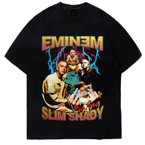 Sıcak % 100% pamuk artı boyutu erkek giyim erkek popüler hip-hop T-shirt desen özelleştirme