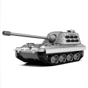 Building Block Tank Model 1:35 Scale Construction Toy for Ages 8-13 Unisex Plastic <b>ABS</b> Kit Transportation Theme - Product Image 1