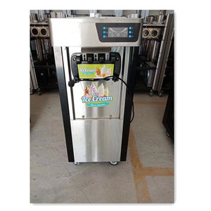 Machine à glace en acier inoxydable, 3 saveurs, machine à glace molle commerciale, 20l - Product Image 6