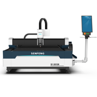 Machine de découpe laser à fibre numérique à 3 axes CNC 3015n 4015 4020, IA/PLT/BMP, haute vitesse, refroidissement par eau, haute qualité