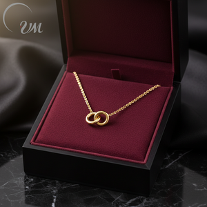 Collier pendentif nœud papillon en argent sterling 925 plaqué or classique avec zircon, style bohème, pour mariage, par UM JEWELRY - Product Image 2