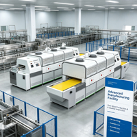 Déshydrateur industriel à micro-ondes à bande transporteuse continue