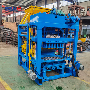 Ligne de production de blocs de béton électriques entièrement automatiques QT4-25 pour pavés, parpaings et bordures – Vente chaude en Afrique - Product Image 4