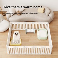 Barrière de séparation intérieure en plastique pour chiens et lapins de petite taille, 50 cm de haut, universelle quatre saisons, produits pour animaux de compagnie