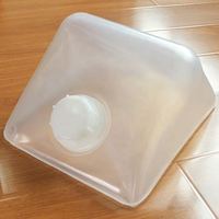 Sanjie — robinet en plastique avec bouteille pliable, emballage, capacité 3l 5l 10l 20l, contenant doseur, boîte