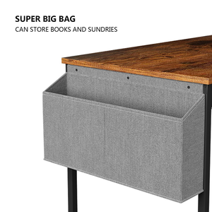 Meilleure Vente SONA HOME Bureau de Travail Compact Écologique Style <span class=keywords><strong>Ferme</strong></span> Vintage avec Poche Latérale de Rangement Supplémentaire Anti-Humidité - Product Image 3