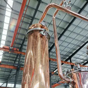 500L Best Seller Multi-function Single Layer Copper Distiller Alcohol Distilling Machine Whisky Gin Distillery Equipment