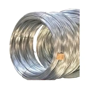 SWG Hot Dipped Galvanized Steel Wire 20 21 22 Gi binding wire, annealed for wire mesh Fence