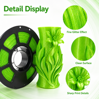 Filamento PETG Verde Transparente Básico, Material de Impresión para Impresoras 3D