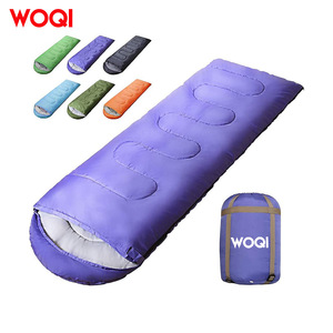 WoQi โพลีเอสเตอร์ขนาดกะทัดรัดเดียวตั้งแคมป์ถุงนอนที่มีการบีบอัดกระสอบสำหรับแบกเป้ - Product Image 1