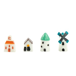 Adornos de Paisaje en Miniatura de Musgo, Casas de Resina, Molinos de Viento, Decoración Creativa para el Hogar - Product Image 5