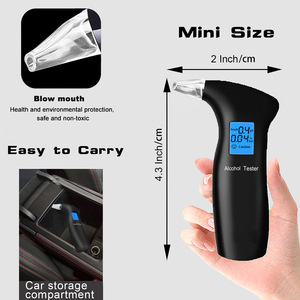 Mini taşınabilir yarı iletken yüksek kaliteli alkol Tester ağızlık alkol dedektörü nefes analiz - Product Image 4