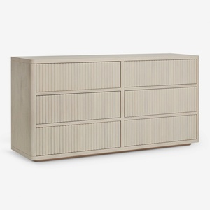 Table de chevet moderne blanche pour chambre à coucher avec tiroir en bois - Product Image 5