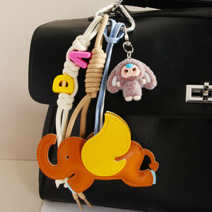 Miu Angel Wings Dumbo sac pendentif mignon dessin animé Moe Grain Alphabet DV porte-clés pendentif accessoires - Product Image 4