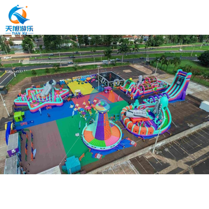 Nhà Máy Bán buôn PVC khổng lồ dành cho người lớn <span class=keywords><strong>Inflatable</strong></span> khô trượt theo chủ đề Công viên giải trí lớn nhất ngoài trời <span class=keywords><strong>Inflatable</strong></span> trượt để bán - Product Image 5