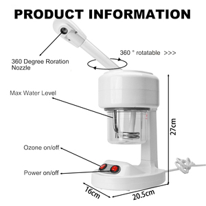 Salon de beauté 110-220V Mini vaporisateur facial à vapeur chaude Hydratant pour la peau Vaporisateur facial avec ozone pour spa - Product Image 3
