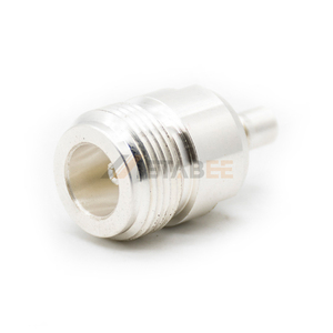 Adaptor N Female ke QMA Female RF Coaxial Jack Low PIM -160dBc 50 Ohm Berlapis Tri-metal Lurus untuk Infrastruktur Nirkabel - Product Image 1