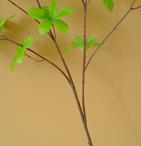 Vente en gros usine de feuilles artificielles en plastique d'Enkianthus Perulatus (Campanule <span class=keywords><strong>japonaise</strong></span>), branche de verdure au toucher réel pour la décoration de table à la maison - Product Image 3