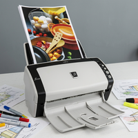 Scanner de documents A4 FI-6130Z économique avec chargeur automatique de documents (ADF) 40ppm 80ipm recto-verso pour la numérisation de reçus, factures et contrats en petit bureau