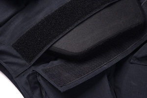 Áo giáp chiến thuật tấm chắn đạn Aramid, chất liệu nylon 1000D màu đen, dành cho doanh nghiệp nhà nước - Product Image 5