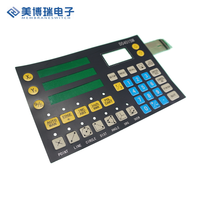Anti-interference Locomotive Membrane Control Panel High Temperature Resistant Silicone Keypad Manufacturer Lipolytic Solution