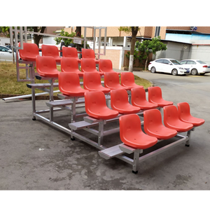 Gradas Portátiles de Aluminio de 5 Filas con Capacidad para 50-60 Asientos, con Pasamanos y Ruedas - Product Image 2