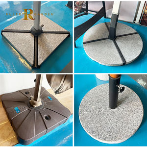 Poste lateral de lujo 4x4 <span class=keywords><strong>3x3</strong></span> cuadrado fuerte exterior balcón verano solar sombrillas patio sombrilla paraguas personalizado con impresión de logotipo - Product Image 3