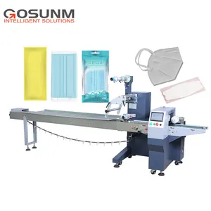 Gosunm KF94 Máy Đóng Gói Mặt Nạ Tự Động Máy Đóng Gói Hộp Carton Máy Đóng Gói Tốc Độ Cao Trực Tiếp Từ Nhà Máy