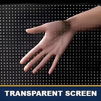 Affichage LED transparent flexible Perspective pour la publicité en vitrine de magasin