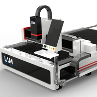 Machine de découpe laser fibre CNC 1500W à prix de gros pour tôles et tubes métalliques, haute vitesse, chargement automatique, nouvelle