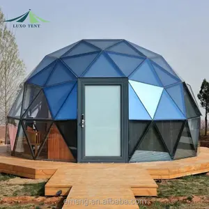 Luxo Tenda Geodome Desain Baru Tenda Igloo Kaca Anti-mengintip Transparan untuk Situs Resor Tenda Hotel