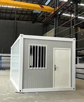 Maison conteneur industrielle démontable en gros, mini-cabane préfabriquée, maison mobile, bureau et salon en kit, prête à être expédiée