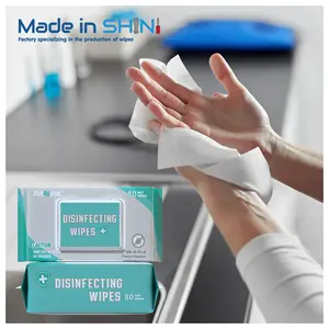 Customization Non-sticky Formula antibacterial hand wipes antibacterial wet wipes disinfecting wet wipes for surface cleaning