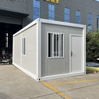 Maison préfabriquée à assemblage rapide, unité de logement moderne à installation rapide, bureau portable, dortoir pour le personnel de construction