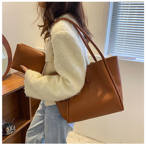 Bolsos de mujer de alta calidad, bolsos de mano sencillos de gran capacidad, estilo retro, bolsos de hombro de diseñador para mujer - Product Image 1