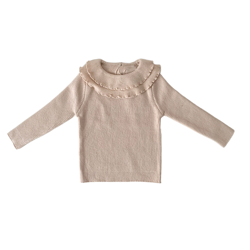 COUVER Soft Cotton Baby & Girls Crew Neck Camisas De
