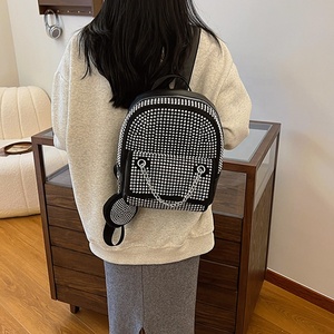 À la mode dames mode diamant femmes Mini <span class=keywords><strong>cartable</strong></span> luxe concepteur <span class=keywords><strong>cartable</strong></span> petit sac à dos pour les filles - Product Image 4