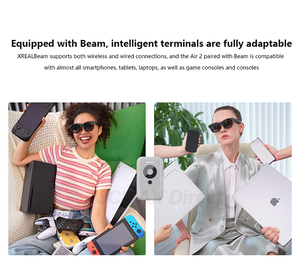 XREAL-gafas inteligentes Air 2 Pro <span class=keywords><strong>AR</strong></span>, 1 atenuacion electrocrocrode <span class=keywords><strong>3</strong></span> niveles, 75g, 120Hz, 130 pulgadas - Product Image 4