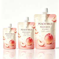 OEM Staande Spout Pouch voor vloeibare dranken 100ml/500ml inhoud PET/PA/AL/PE materiaal vochtbestendig op maat bedrukt logo