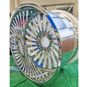 ล้อออฟโรด KELUN อลูมิเนียมอัลลอยด์ใหม่ ขนาด 24 นิ้ว ขอบลึก ขัดเงาโครเมียม 24x14 รับประกัน 1 ปี สำหรับการดัดแปลง/อัพเกรด - Product Image 2