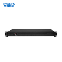Ordinateur embarqué HVAEIPC Vision Rackmount 1U |   Carte réseau multifonction Intel I211 6 Gigabit LAN, 32 Go de RAM, disque dur 1 To, Wi-Fi/BT intégrés