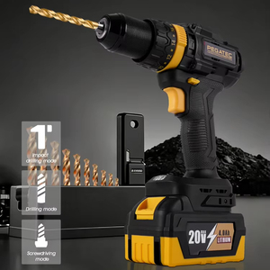 Perceuse à percussion sans fil 20V, mandrin sans clé, batterie Li-Ion, vitesse variable professionnelle, 13mm, pour bois, métal, construction, OEM - Product Image 1