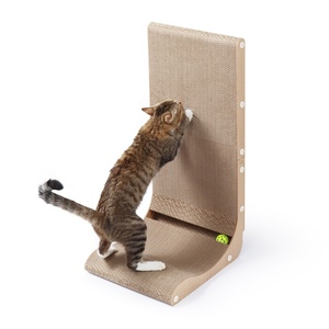L-berbentuk kucing dinding dilepas tiang penggores kucing kardus - Product Image 1