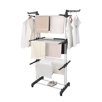 Séchoir à linge pliable d'usine |   Vente en gros et approvisionnement FCL |   Support de séchoir à linge en métal