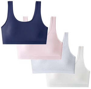 Soutien-gorge de sport pour femme, respirant, confortable, extensible dans quatre directions, avec logo frontal, maintien élevé, pour la course, le fitness, le yoga et les loisirs - Product Image 1