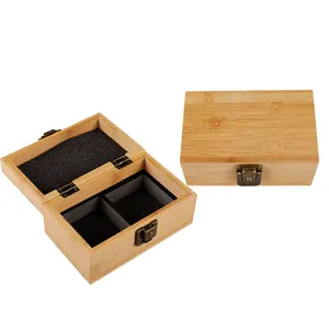 自定义徽标简单手工小木船竹子礼品包装盒
